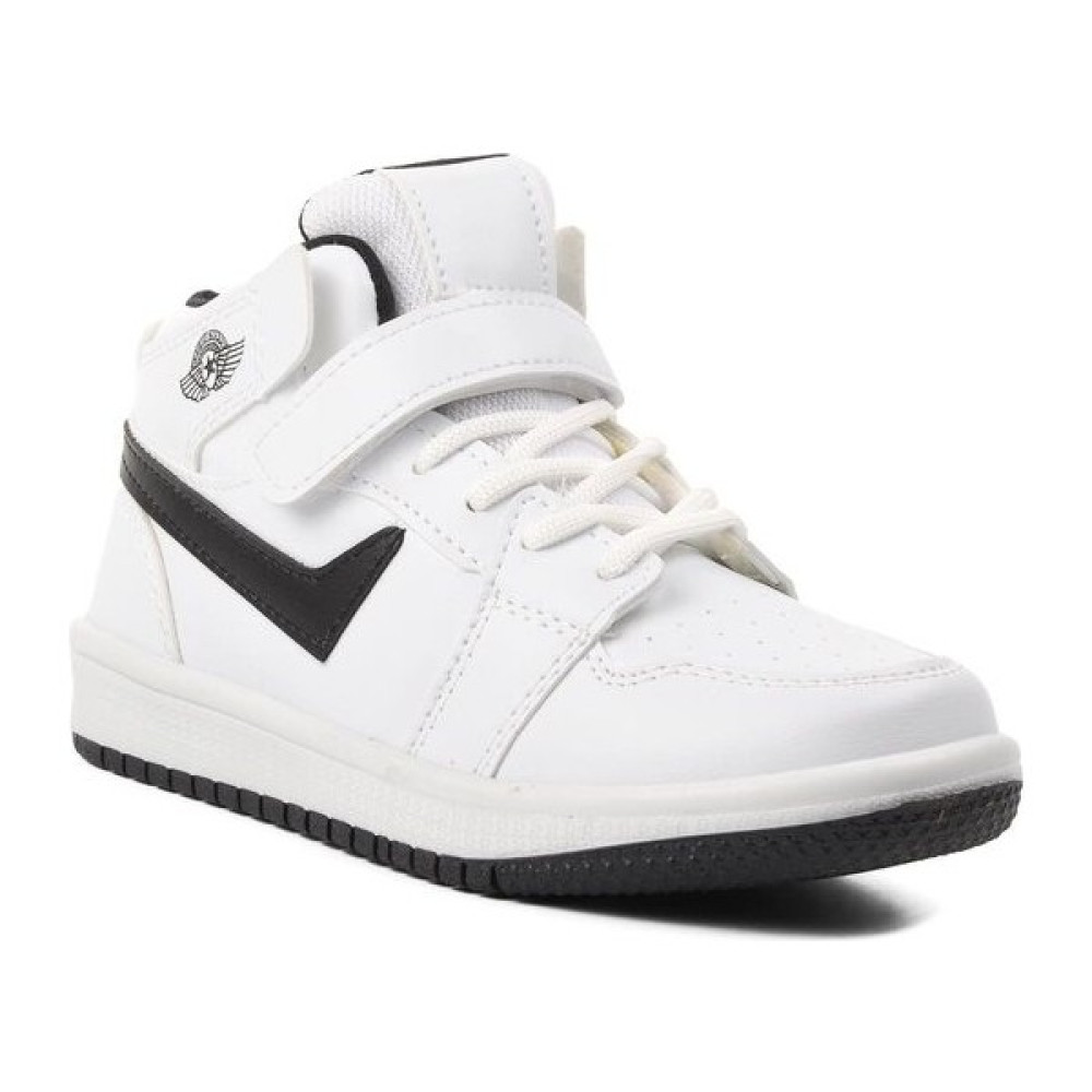 Lambırlent Beyaz Siyah Çocuk Bilek Boy Sneaker Spor Ayakkabı Fiyatı