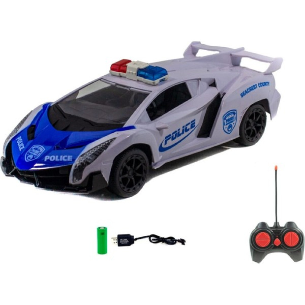 Lamborghini 1:16 Uzaktan Kumandalı Polis Arabası Işıklı Şarjlı - Beyaz Oyuncak Araç Fiyatı