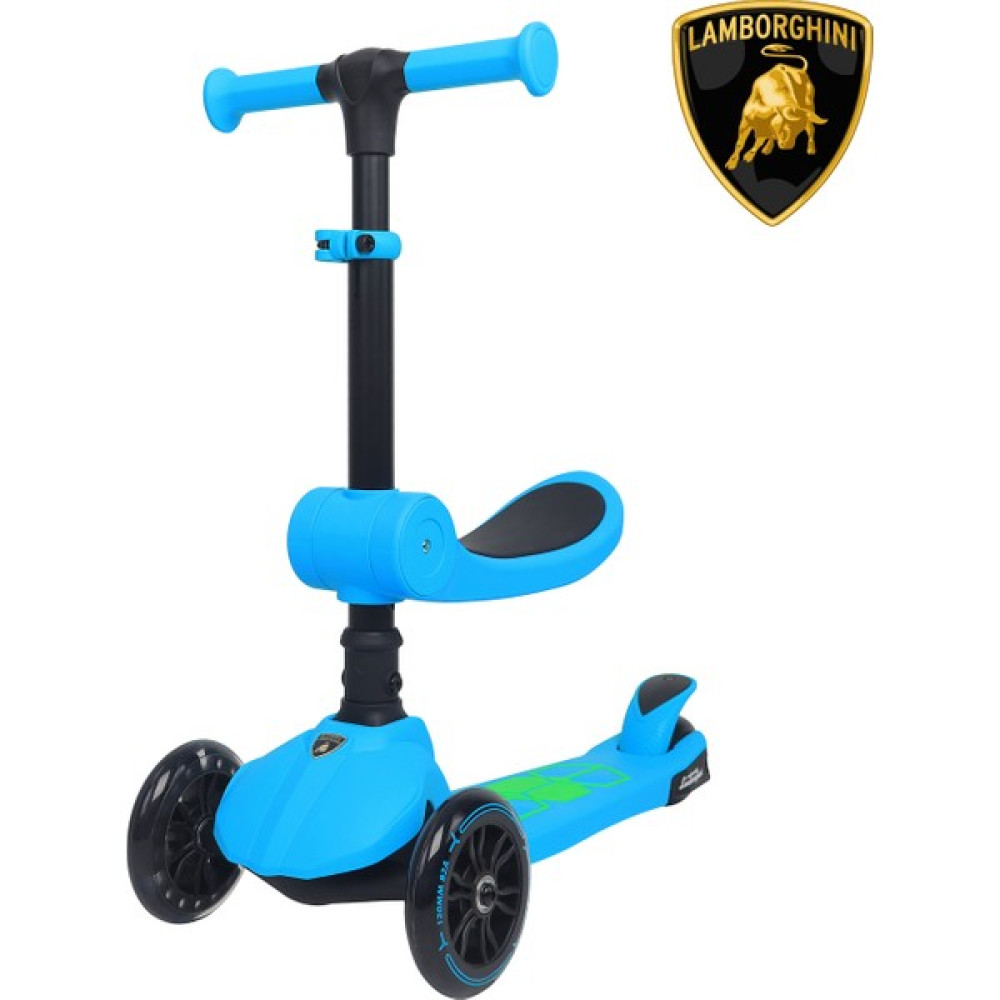 Lamborghini Lisanslı L5 2in1 Katlanabilir Oturaklı Işıklı 3 Tekerlekli Çocuk Scooter Mavi Açık Hava, Deniz ve Spor Oyuncakları Fiyatı