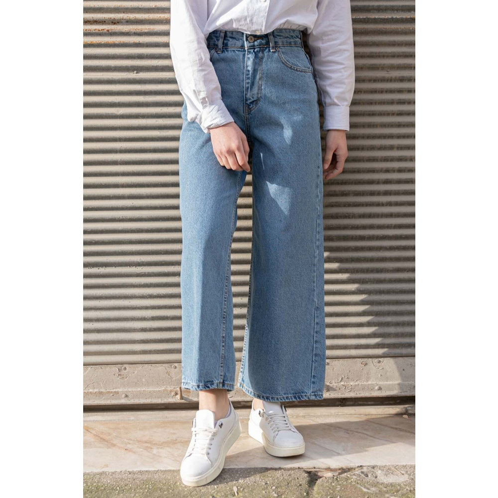 lamelif Midi Boy Bol Paça Kot Pantolon 25 Beden Bayan Jeans / Kot Pantolon Fiyatı