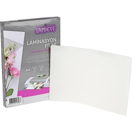Lamiess 100'lü A-4 216x303 mm 125 Mıc.polyester Laminasyon Filmi Ofis Seti Fiyatı
