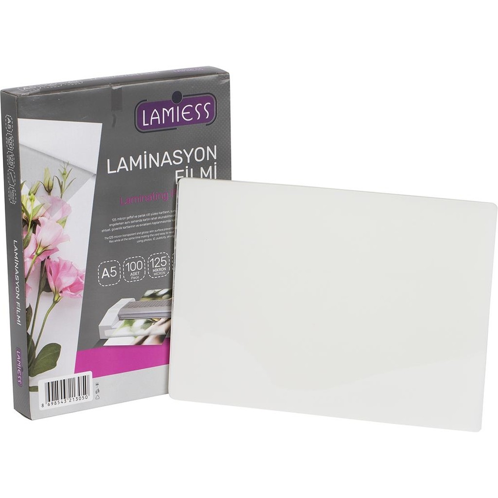 Lamiess A-5 154 x 216 mm 125 Mıc.polyesterlaminasyon Filmi 100'LÜ Diğer Fiyatı