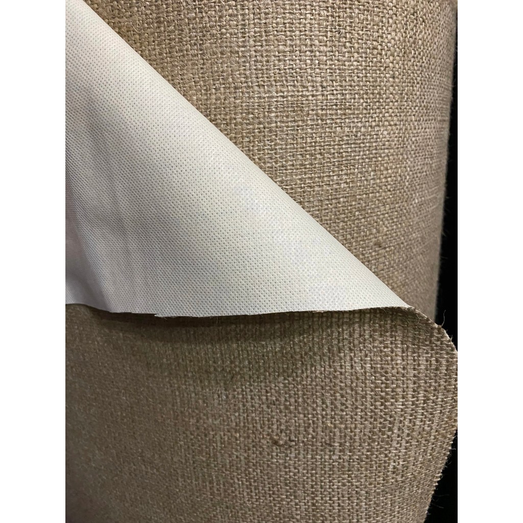 Lamineli Jüt Kumaş 150 cm x 1 mt Tela Kaplama Jüt Hasır Çuval Kumaşı 10 Ons Kumaşlar Fiyatı