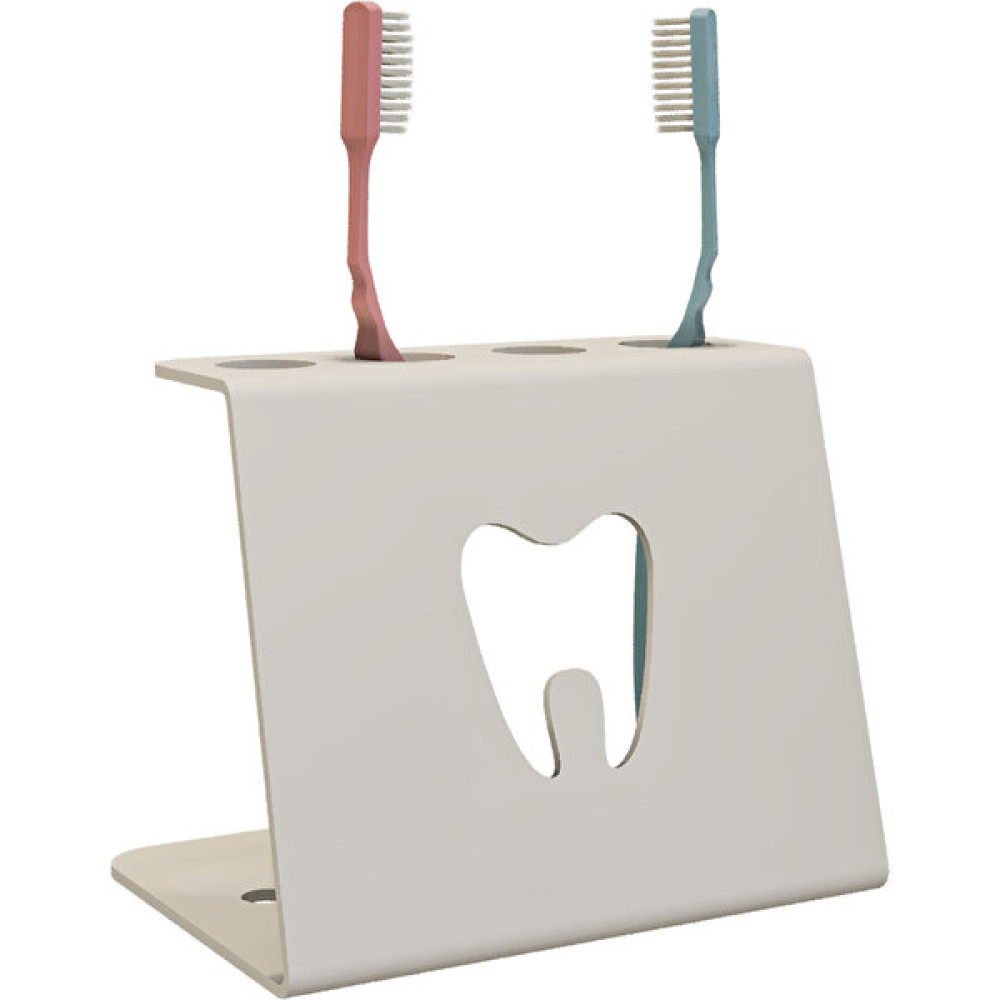 Lamizon Banyo Için Fonksiyonel Diş Fırçalık Diş Fırçası Standı - Gri - Beyaz - 11x9 Diş Fırçalık Fiyatı