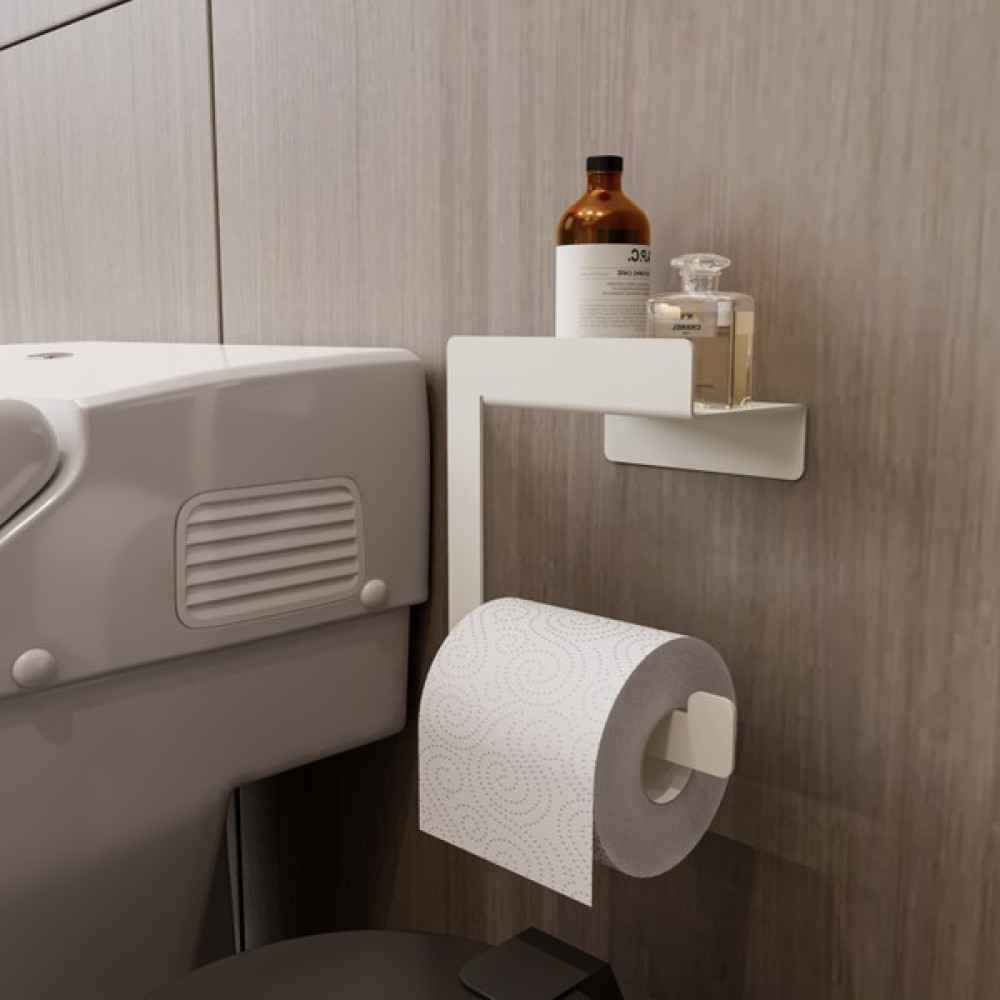 Lamizon Wc Tuvalet Kağıtlığı Wc Kağıtlık Havluluk Raf - 15x16 - Beyaz Tuvalet Kağıtlığı Fiyatı