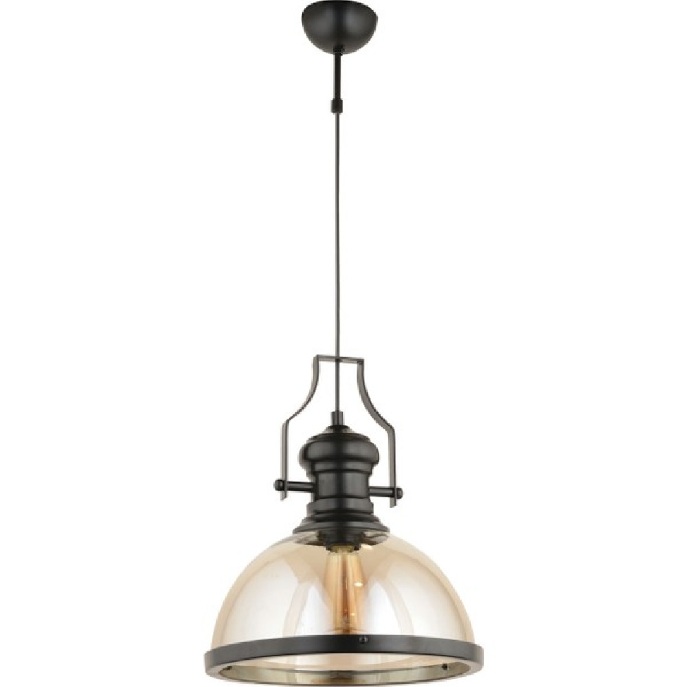 Lampaluce Gladiatore Klasik Tekli Metal ve Camlı Sarkıt Siyah 25 x 70 Cm Sarkıt Fiyatı