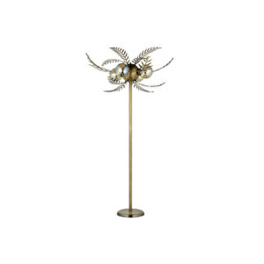LampaLuce Lampaluce Alekos Modern Tasarım Yapraklı Lambader Sarı 160cm Lambader Fiyatı