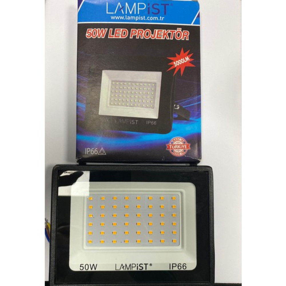 Lampist 50W 6500K LED Projektör - Beyaz Oto Boyaları Fiyatı