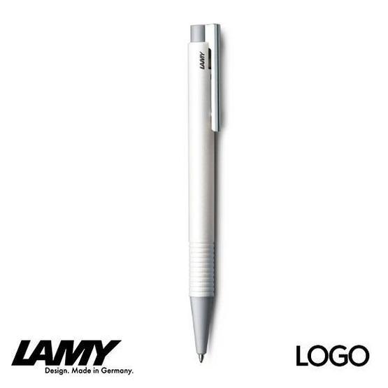 Lamy 204Mt-B Logo Parlak Beyaz Tükenmez Kalem