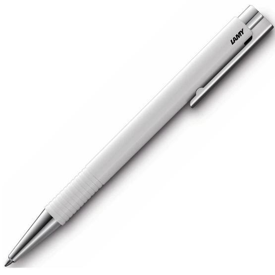 Lamy 204Mt-B Logo Parlak Beyaz Tükenmez Kalem