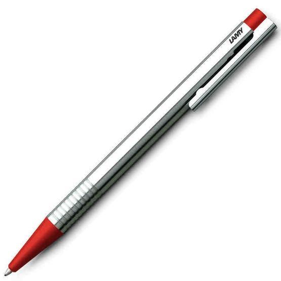 Lamy 205-K Paslanmaz Çelik Kırmızı Logo Tükenmez Kalem Tükenmez Kalem Fiyatı