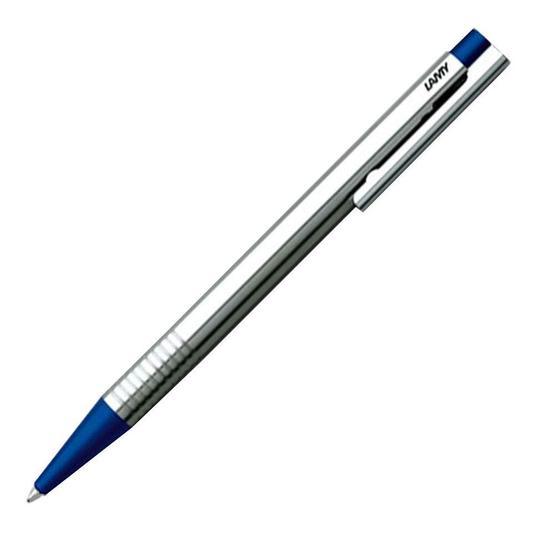 Lamy 205-M Paslanmaz Çelik Mavi Logo Tükenmez Kalem