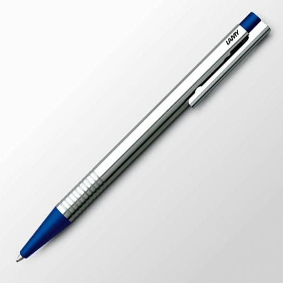 Lamy 205-M Paslanmaz Çelik Mavi Logo Tükenmez Kalem