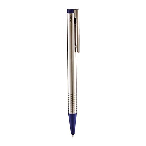 Lamy 205-M Paslanmaz Çelik Mavi Logo Tükenmez Kalem