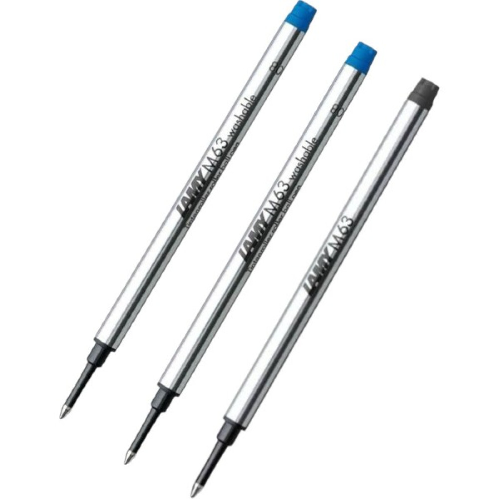 Lamy Roller Kalem Yedeği M63 ( 2 Adet Mavi+1 Adet Siyah) -3'lü Paket Oto Boyaları Fiyatı