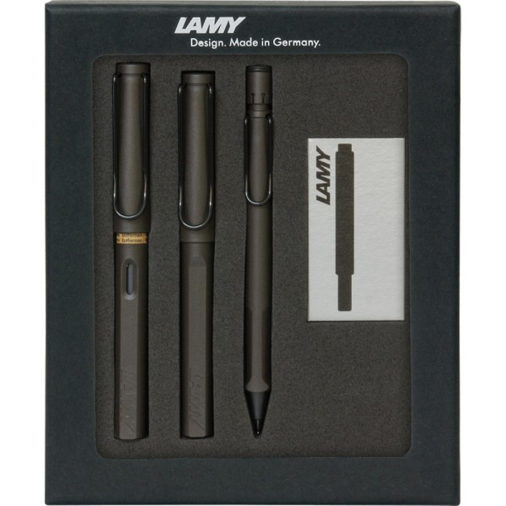 Lamy Safari 3’lü Kalem Seti Siyah TB3-17DRV Jel Mürekkepli (Roller) Kalem Fiyatı
