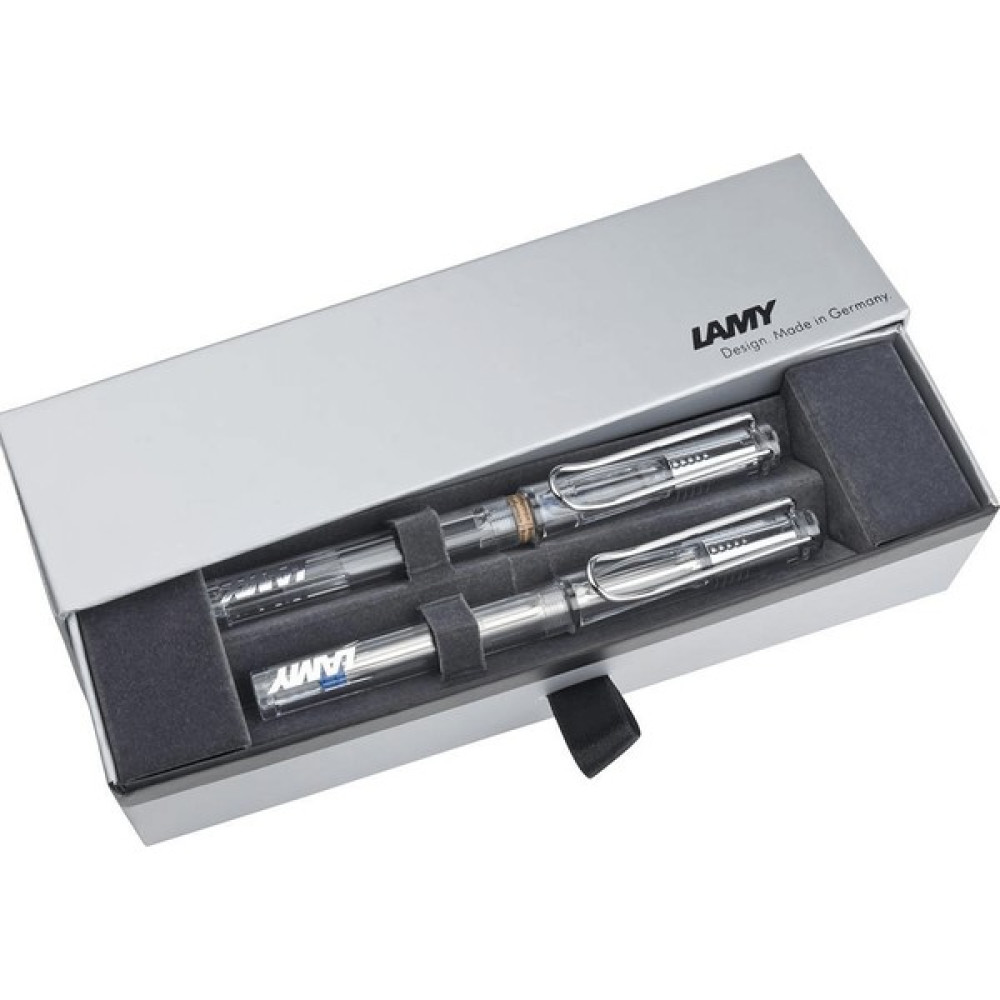 Lamy Vista 12-M Şeffaf Dolma Kalem + 312 Şeffaf Roller Kalem Seti Dolma Kalem Fiyatı