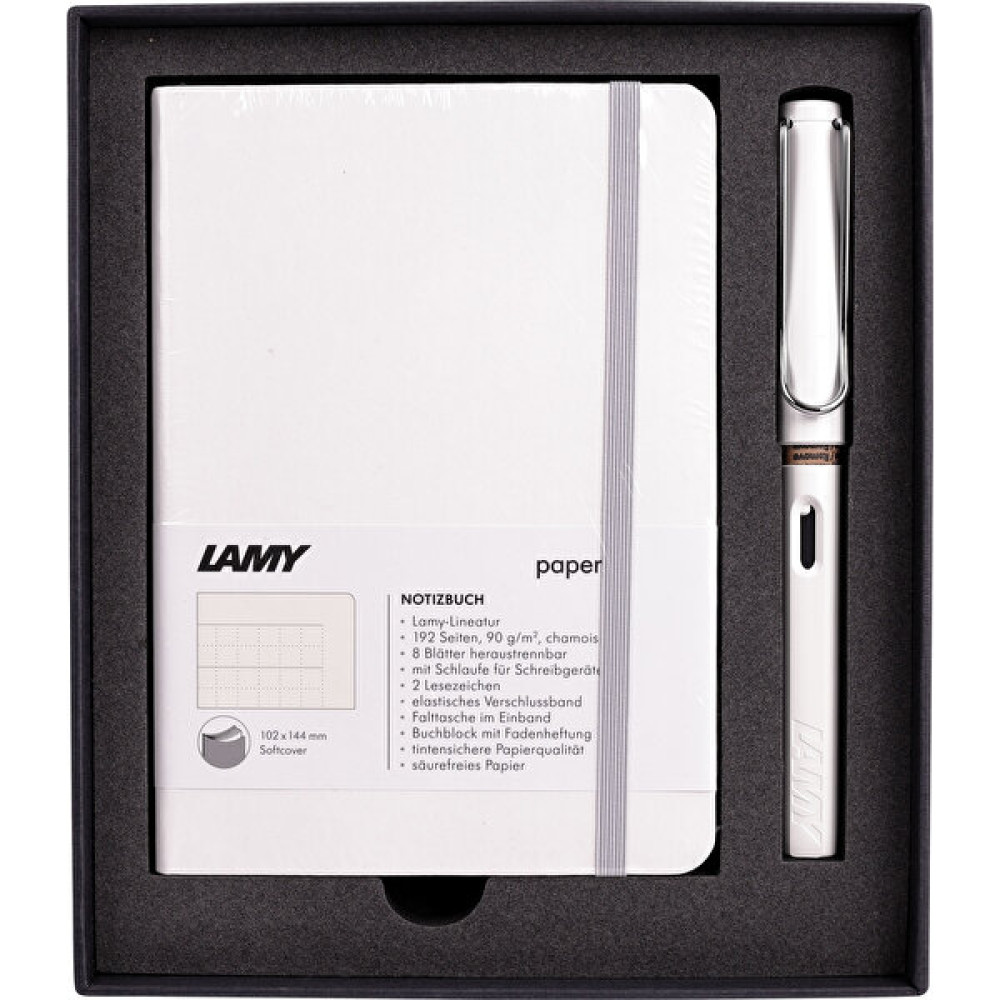 Lamy Yumuşak Kapak A6 Defter ve Dolma Kalem Seti - Beyaz - Dolma Set Dolma Kalem Fiyatı
