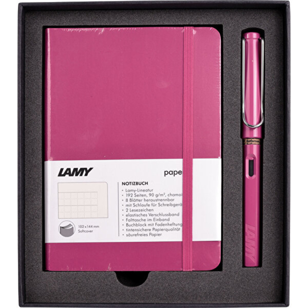 Lamy Yumuşak Kapak A6 Defter ve Dolma Kalem Seti - Pembe - Dolma Set Dolma Kalem Fiyatı