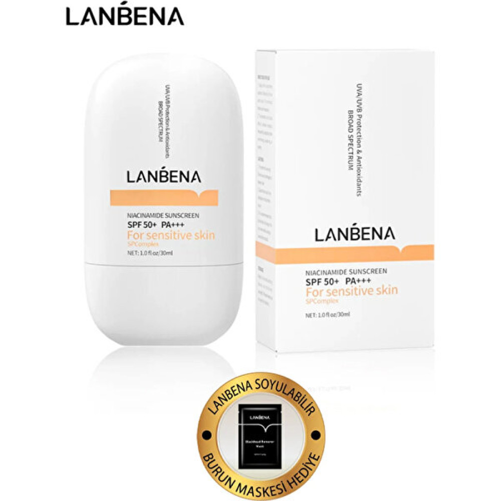 Lanbena Niacinamide Güneş Kremi Spf 50+ Pa+++ Sunscreen Güneş Kremleri ve Losyonları Fiyatı