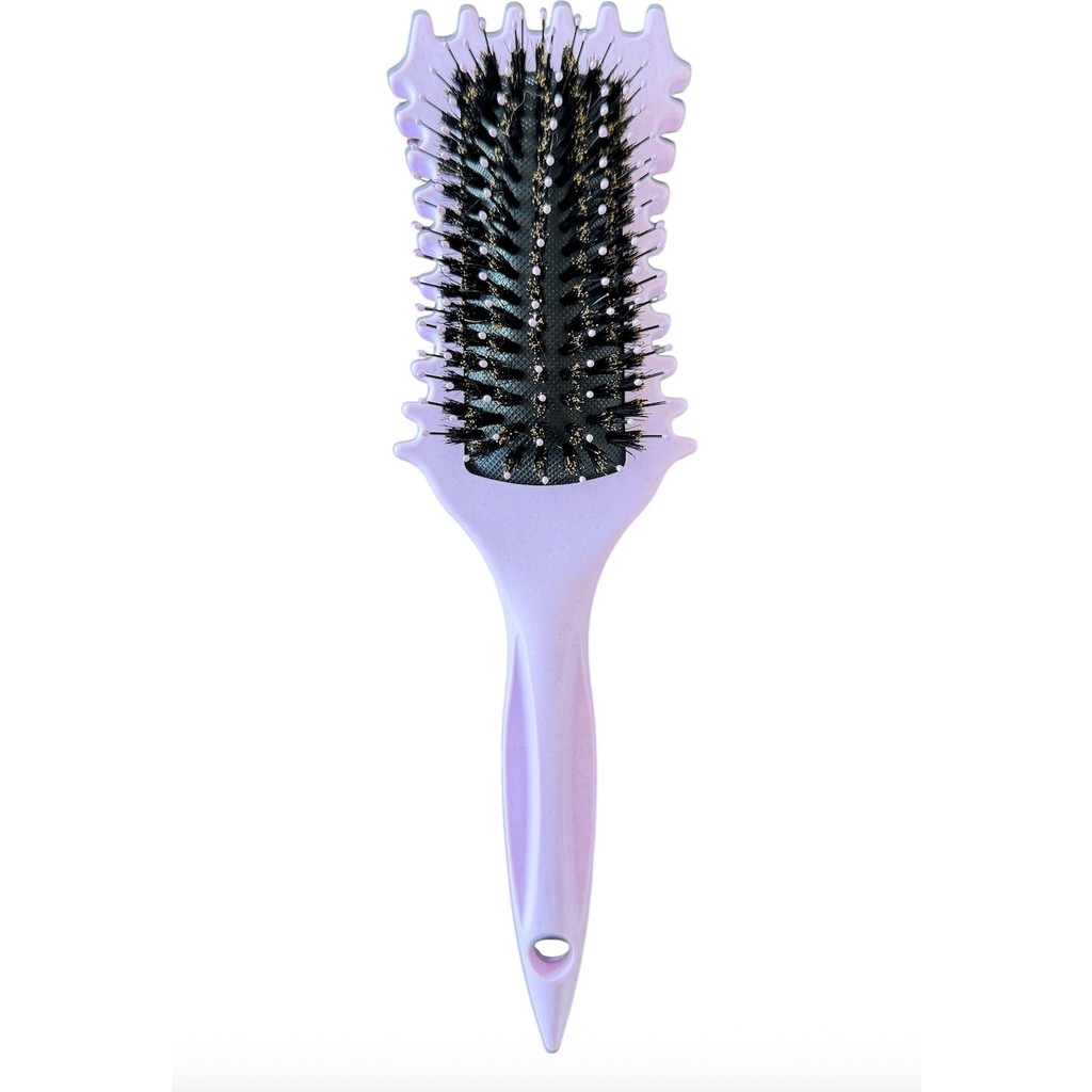 Land of Myth LOM1216 Curl Defining Styling Brush, Kıvırcık Kavisli 9 Sıra Bukle Belirginleştirme Fırçası (Lila) - Lila SSD / Solid State Drive Fiyatı