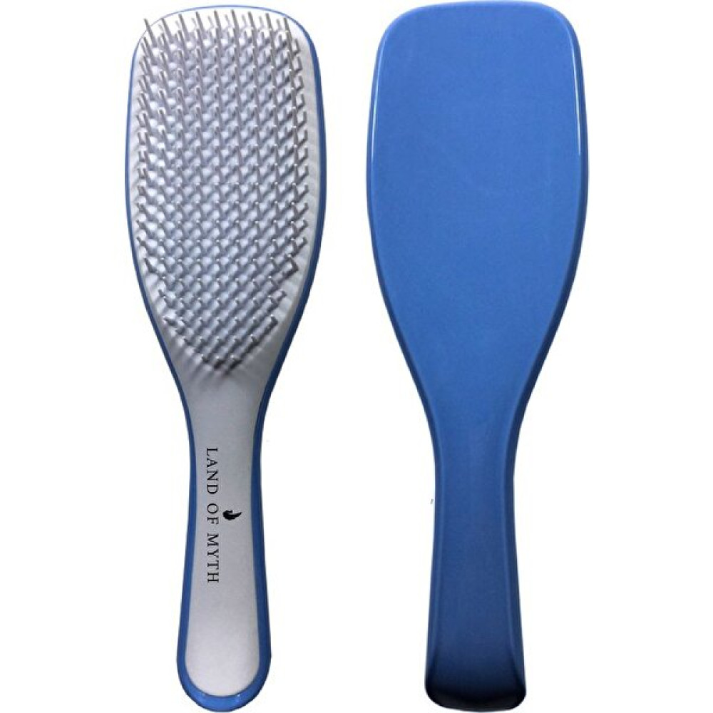 Land Of Myth - LOM1232 Islak Saç Açma Tarağı, Wet Detangler Blue White - Mavi Saç Fırçası ve Tarağı Fiyatı