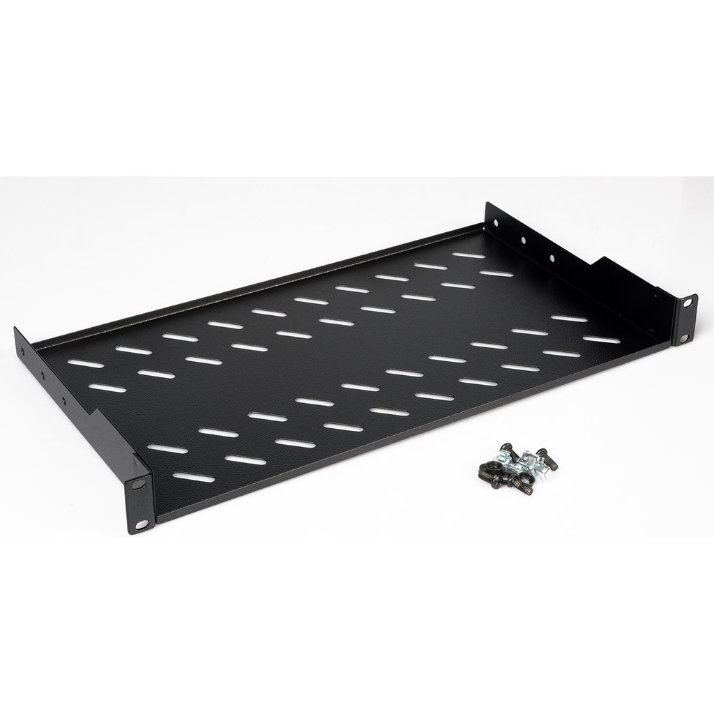 Lande 19” 1u Sürgülü Rack Raf (Siyah) - Yok Kabinet Fiyatı