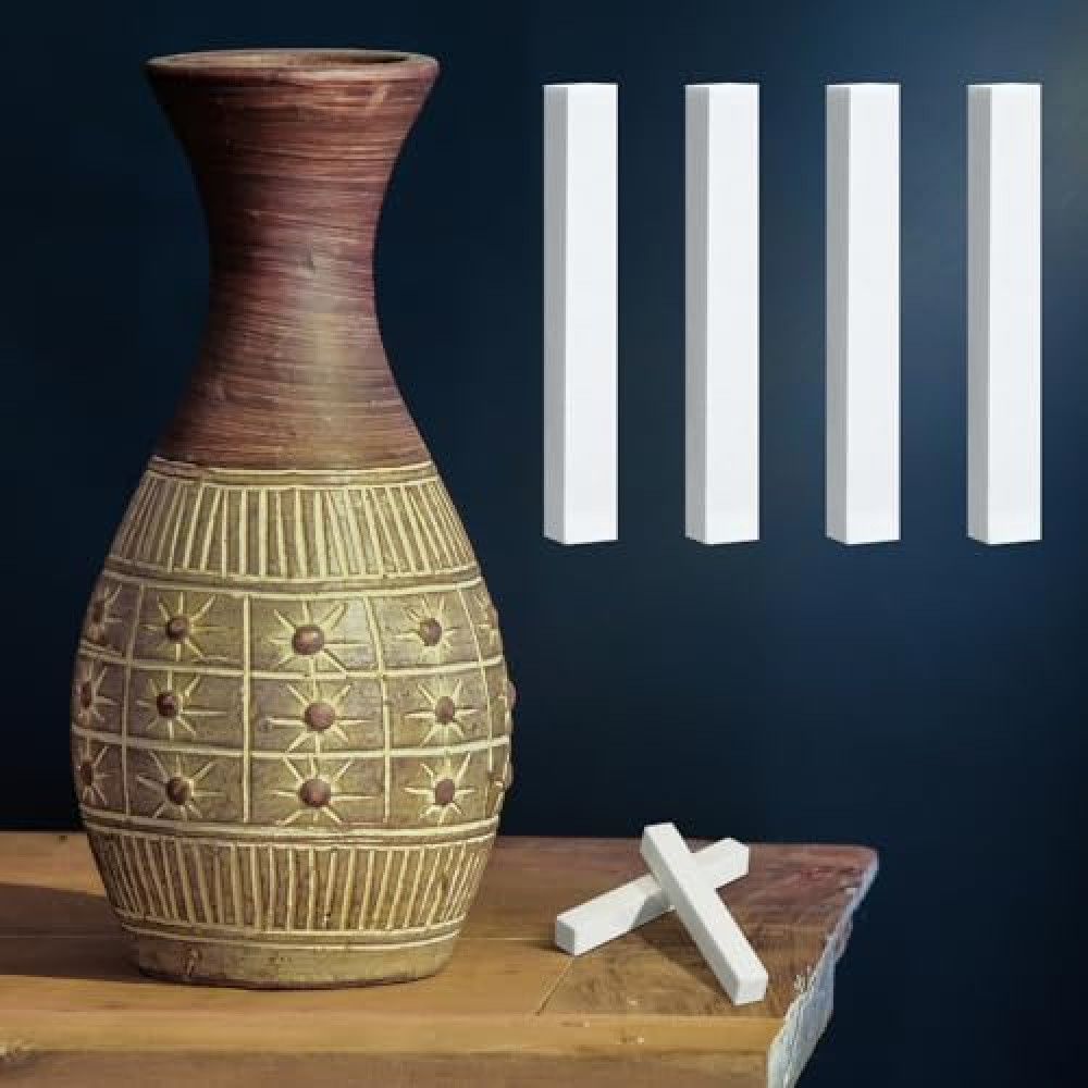 Landical 4 Pcs Pottery Stilt Stone Abrasive Stone Pottery Kiln Tools and Supplies for Smoothing and Shaping Hard Surfaces Art Ceramics Sculpting Tool, 3.15 Inch
