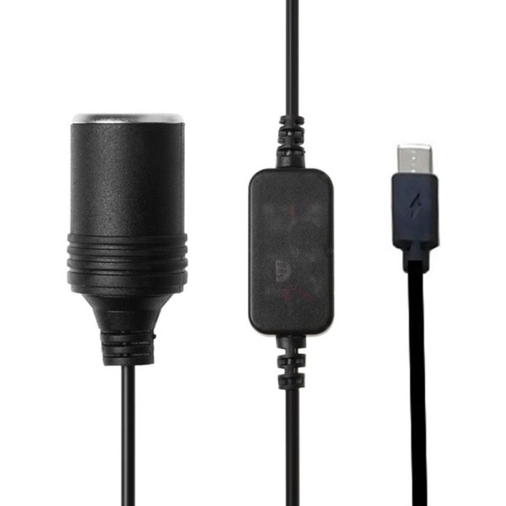 Landu USB C 5V Type Erkek 12V 8W Araba Sigara Soketi Güç Kaynağı Kablosu (Yurt Dışından) - Siyah Oto Boyaları Fiyatı