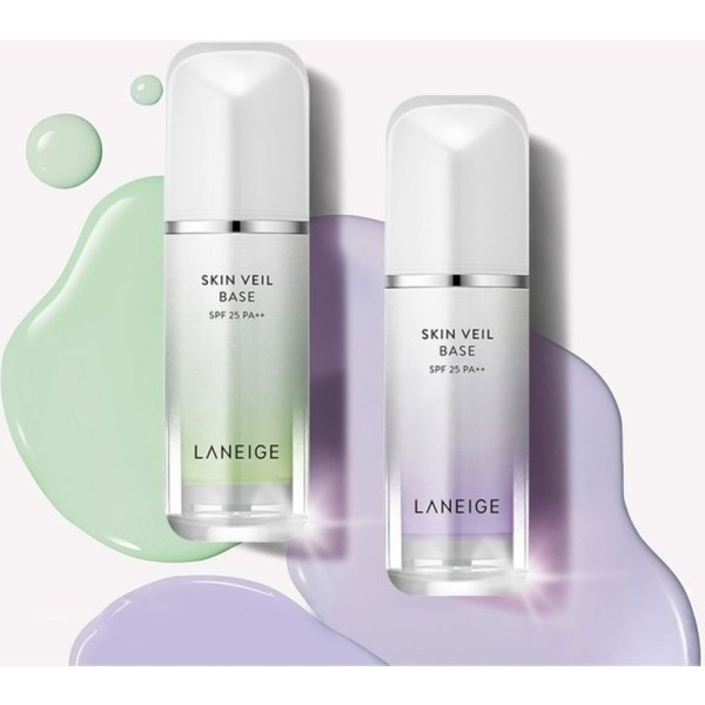 Laneıge Cilt Peçe Tabanı,mor ve Yeşil 2 Kili Takım 30 Ml+30 ml Makyaj Bazı Makyaj Bazı Fiyatı