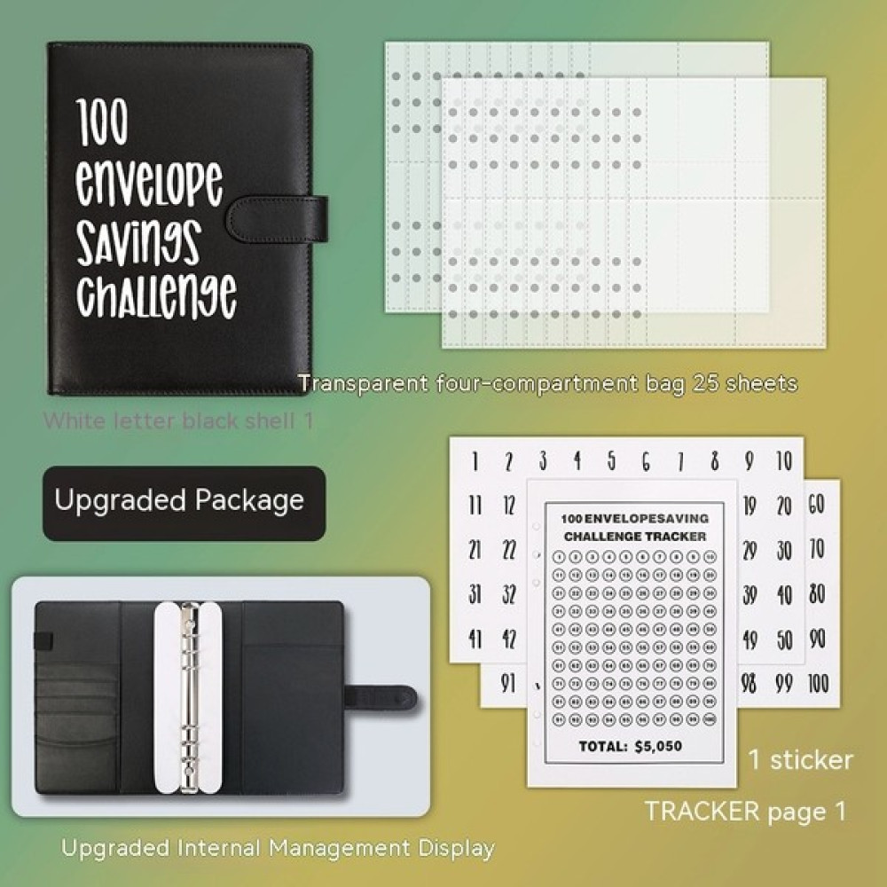 Lanqingling Çift Mücadelesi 100 Günlük Zarf Mücadelesi Gevşek Yaprak Defter (Yurt Dışından) - Siyah - Notebook - 17.5*23cm Defter Fiyatı