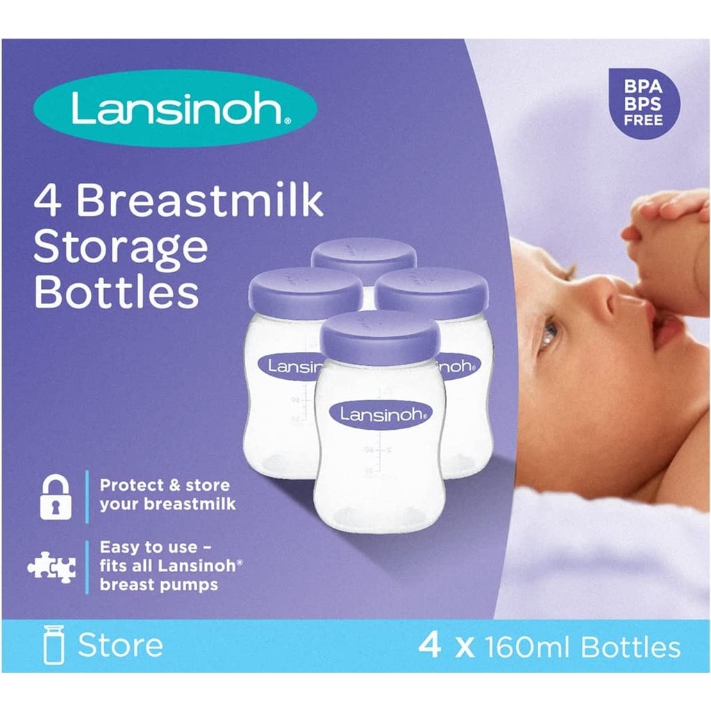 Lansinoh 4 Adet Şeffaf Süt Saklama Şişeleri 160 ml Kapasite Bebekler İçin BPA İçermez Mama Seti Fiyatı