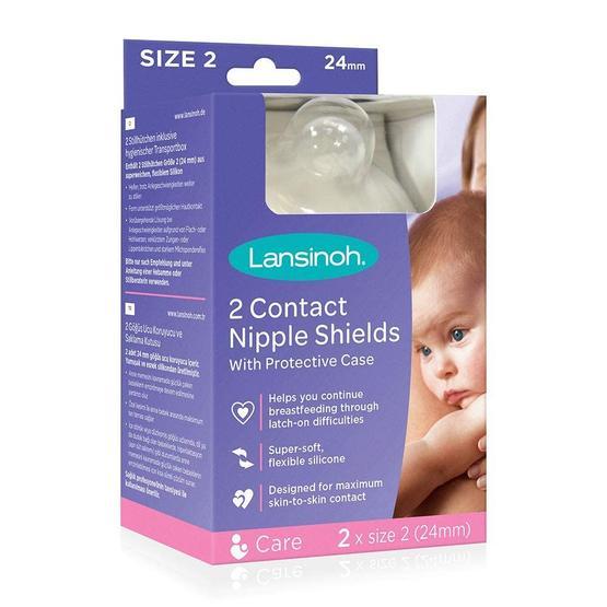 Lansinoh 70173 24 mm 2'li Silikon Göğüs Ucu Koruyucu