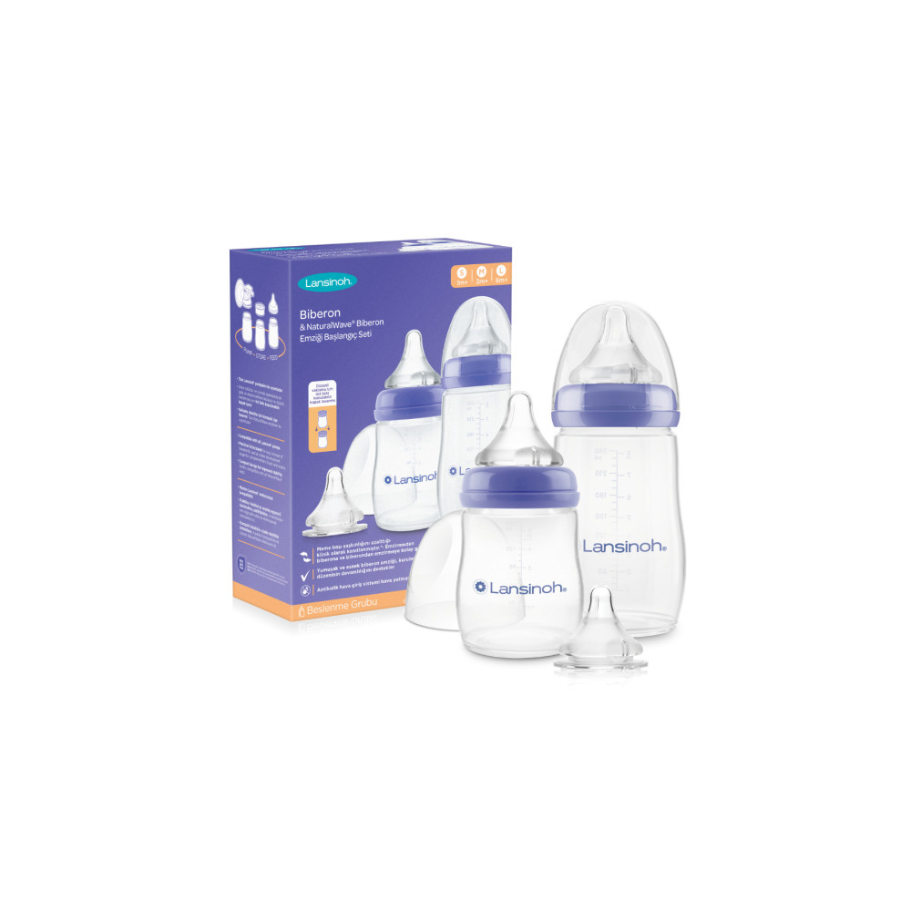 LANSINOH Hoşgeldin Bebek Biberon Seti-1 Cosack Online Biberon Fiyatı