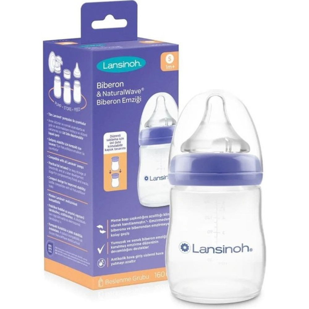 Lansinoh Natural Wave Biberon 160 ml Biberon Fiyatı