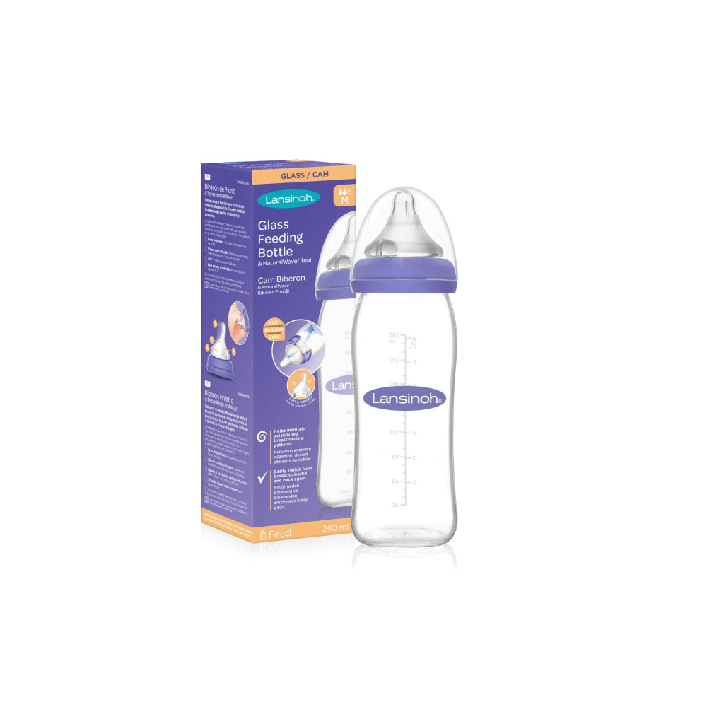 LANSINOH Natural Wave Cam Biberon 240 Ml Biberon Fiyatı