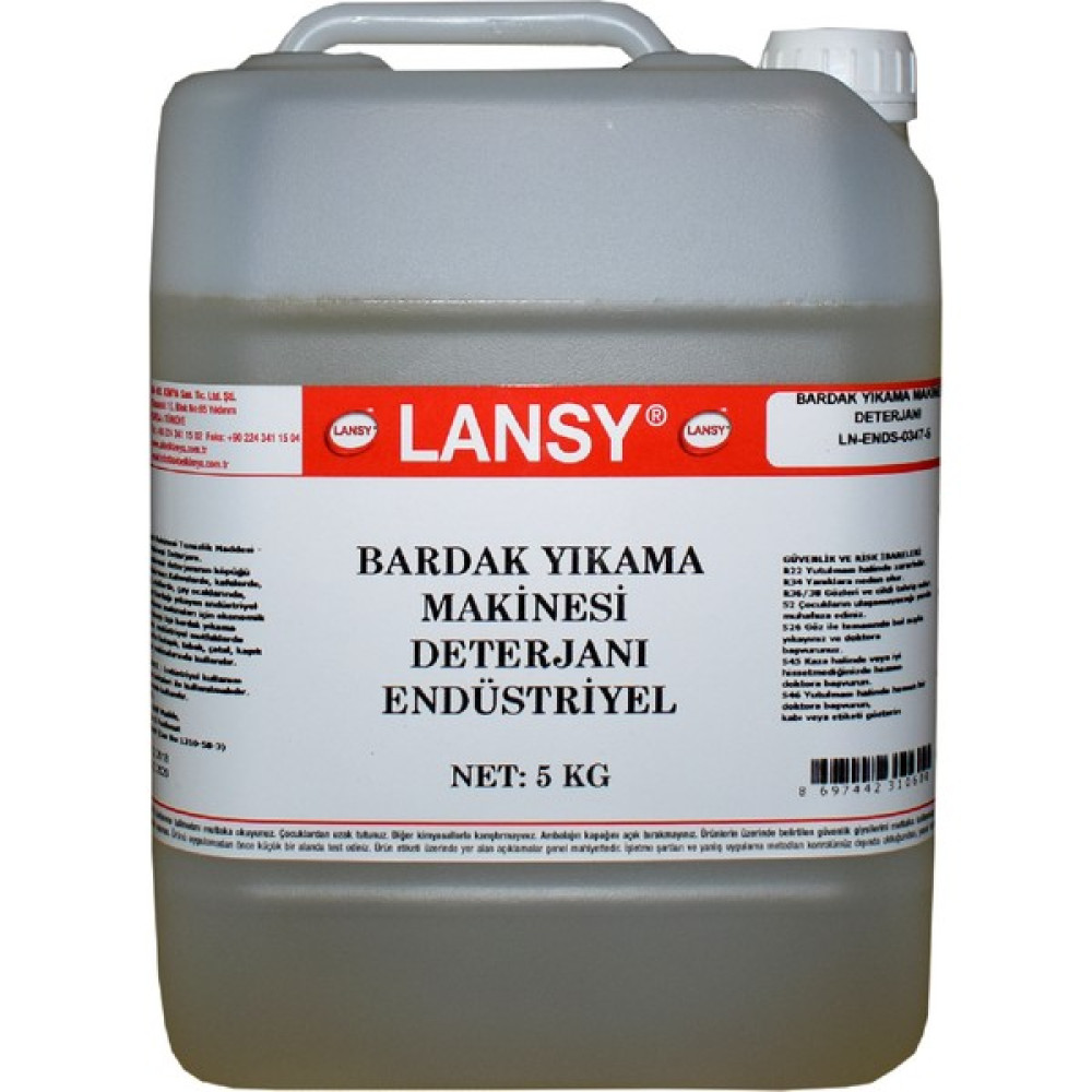 Lansy Bardak Yıkama Makinesi Deterjanı 5 kg Bulaşık Yıkama Fiyatı