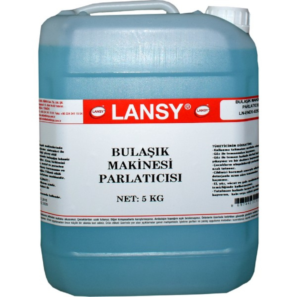 Lansy Bulaşık Makinesi Parlatıcısı 5 kg Bulaşık Yıkama Fiyatı
