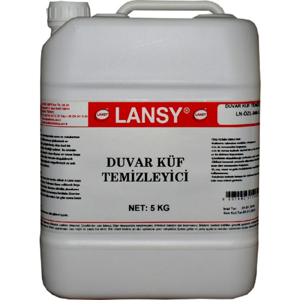 Lansy Duvar Küf Temizleyici 5 kg Nalburiye & Hırdavat Fiyatı