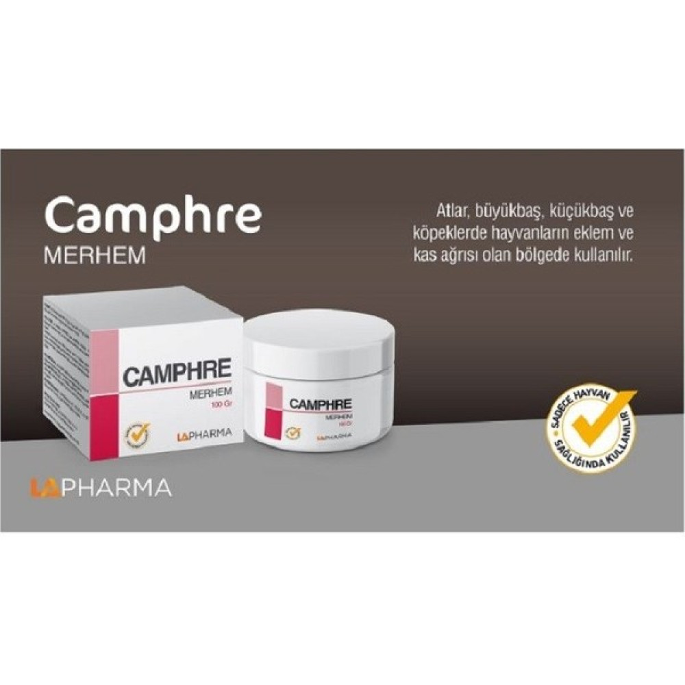 Lapharma Camphre Merhem Hayvanlarda Eklem ve Kas Ağrıları 100 gr Evcil Hayvan Ürünleri Fiyatı