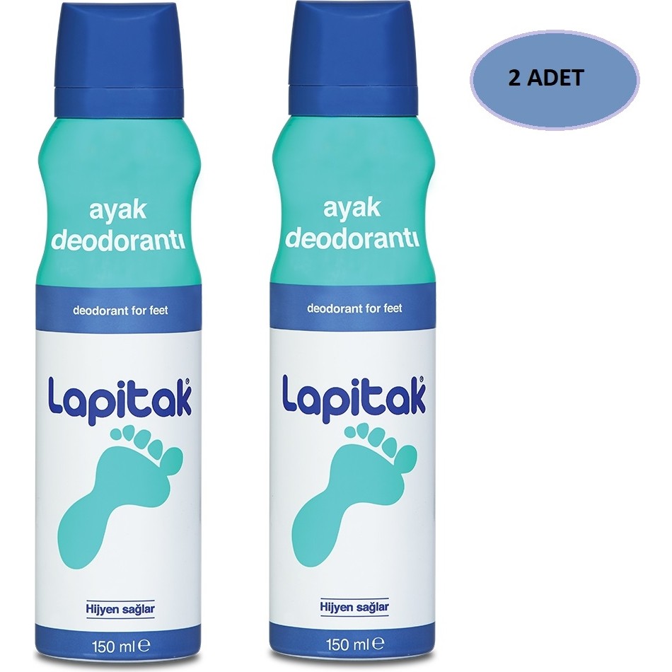 Lapitak Ayak Deodorantı 150 ml 2'li Deodorantlar Fiyatı