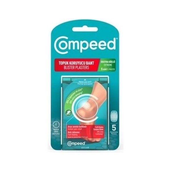 Lapitak Compeed Topuk Koruyucu Bant Extra Güçlü 5'li Sporcu Besini & Supplementler Fiyatı