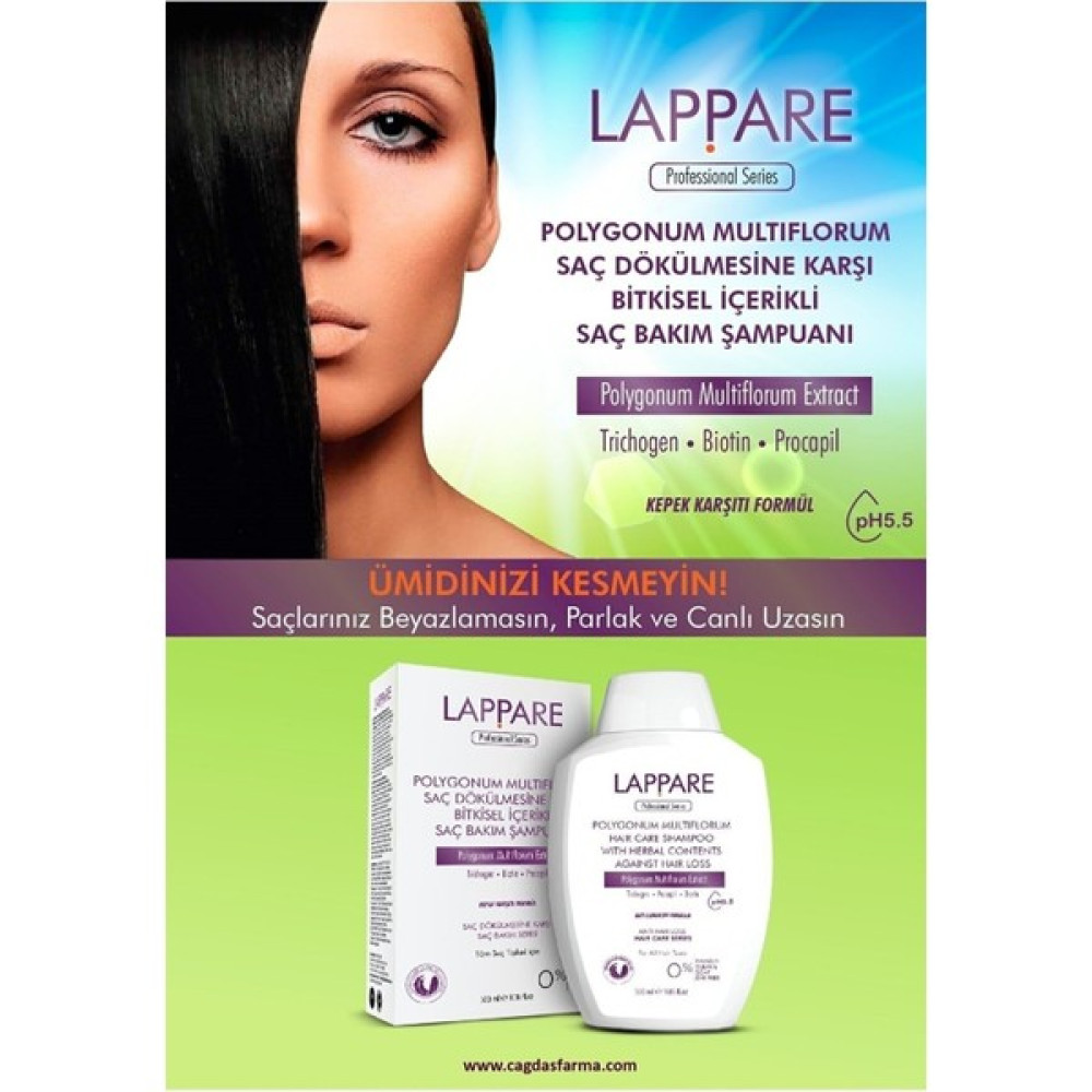 Lappare Polygonum Multiflorum Bitkisel Saç Bakım Şampuanı 300 ml Şampuan ve Saç Kremi Fiyatı