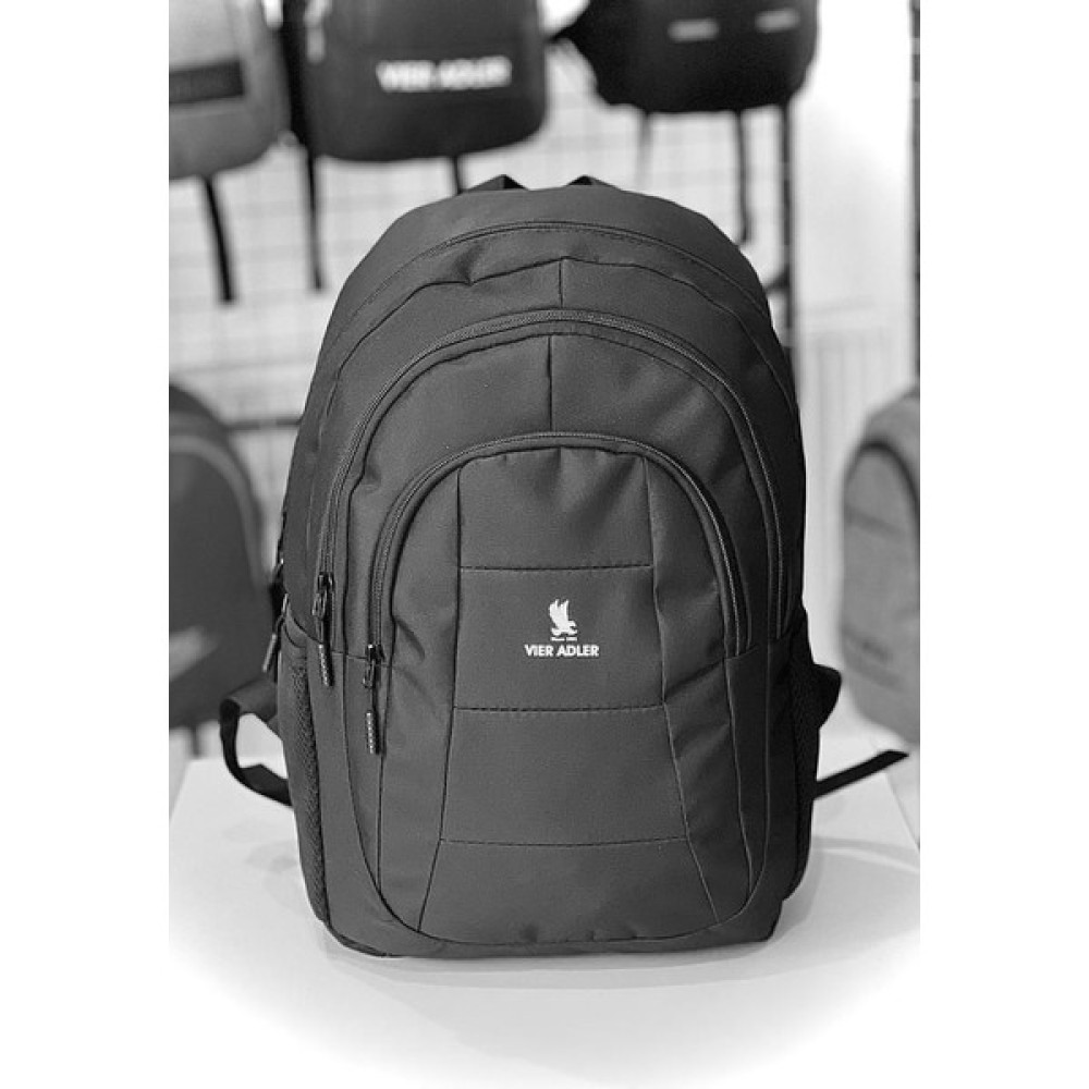 Laptop Bölmel Sırt Çantası, Okul Çantası, Çanta, Spor Çantası, Seyahat Çantası, Notebook Bölmeli Çanta - 008 - Black Okul Çantası Fiyatı