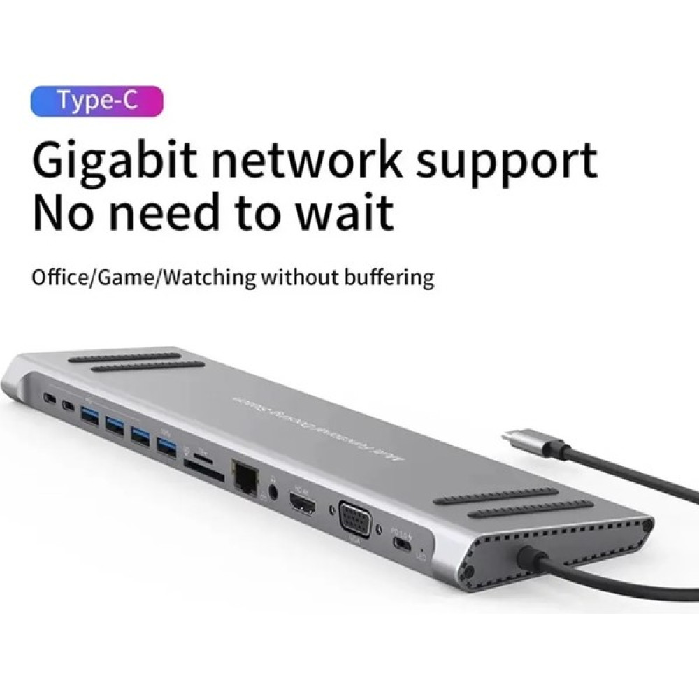 Laptop Macbook Uyumlu Type-C Çoklayıcı Port Istasyonu 14IN1 Çevirici Kart Okuyucu 4K Hub Dönüştürücü Oto Boyaları Fiyatı