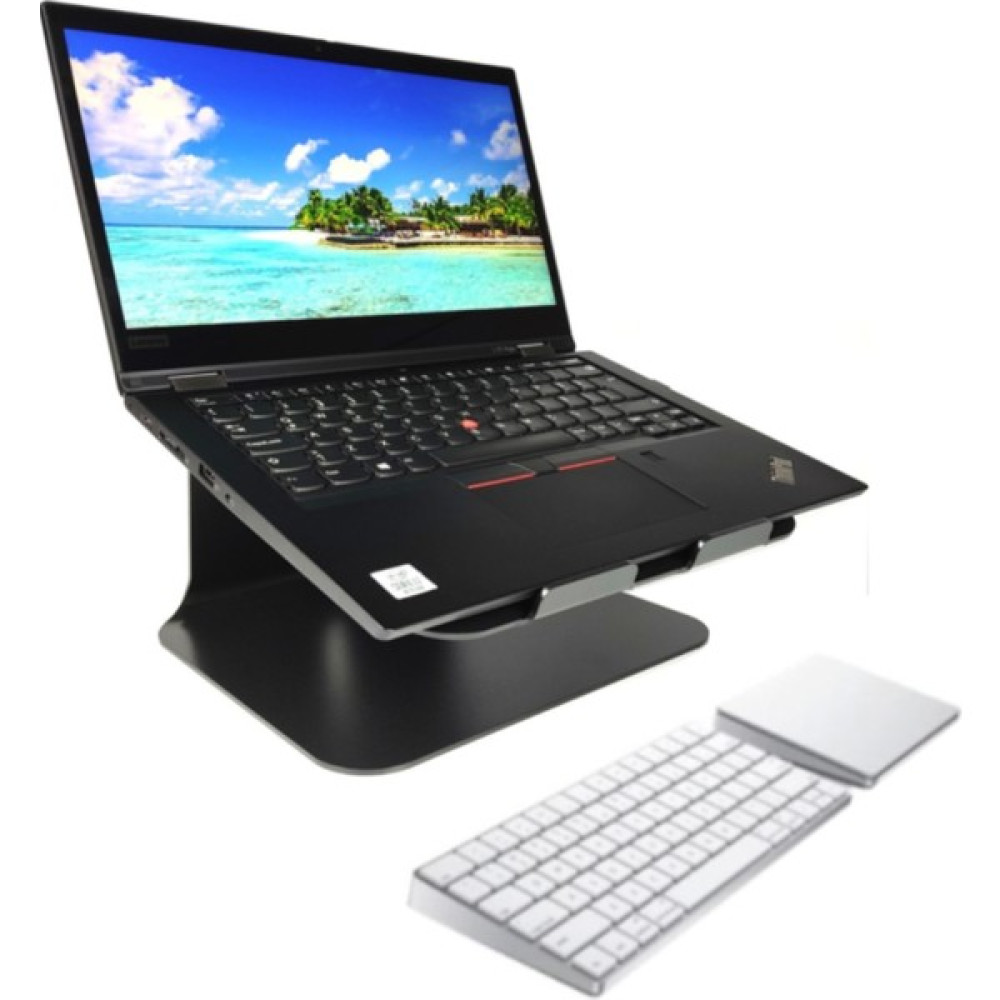 Laptop Standı Notebook Yükseltici Soğutucu Stand-Metal - Siyah Dizüstü Bilgisayar Aksesuarları Fiyatı