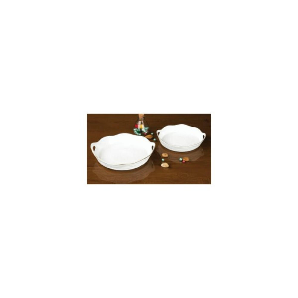 Lara Home Sezar Yuvarlak Büyük Boy Sunum Tabağı 30*30*7 cm Mutfak Gereçleri Fiyatı