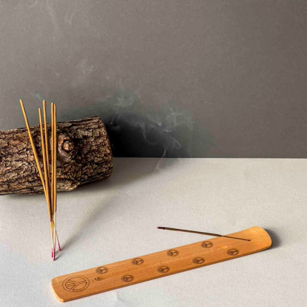 Lara Karma Desenli Ahşap Çubuk Tütsülük - Renkli Dekoratif Mum Fiyatı