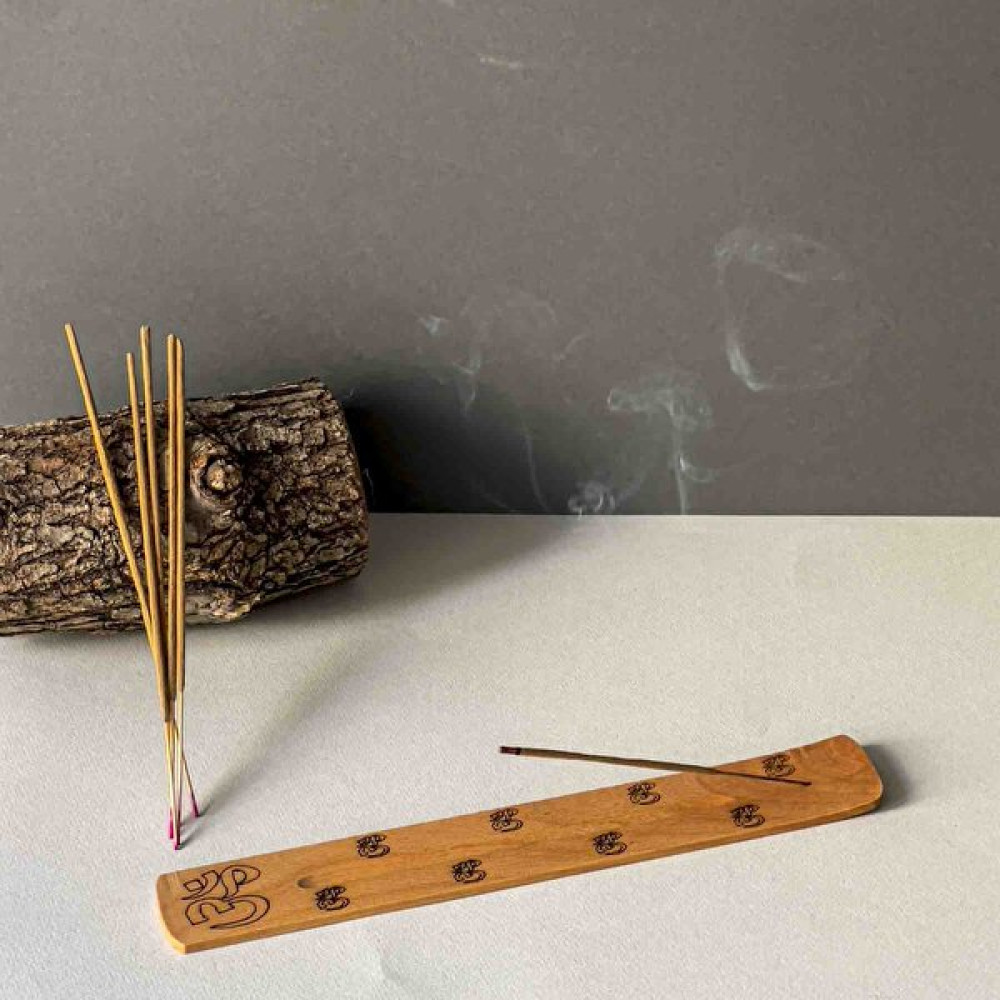 Lara Karma Desenli Ahşap Çubuk Tütsülük - Renkli Dekoratif Mum Fiyatı