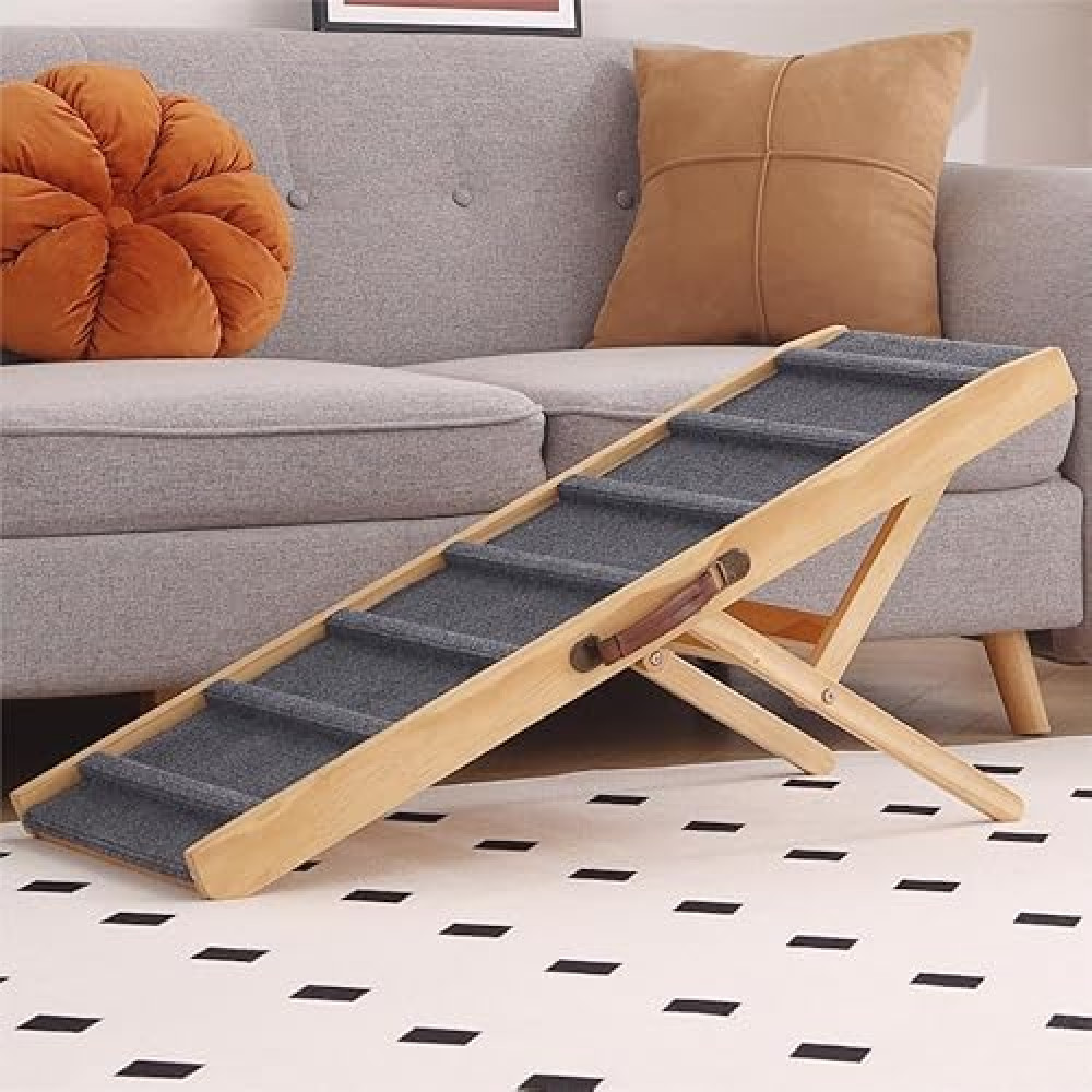 Large Dog Pet Ramp for Bed Car Couch Stairs,Dog Ramp for Large Small Dog, Ramp for Dog Get on Bed Couch Truck SUV